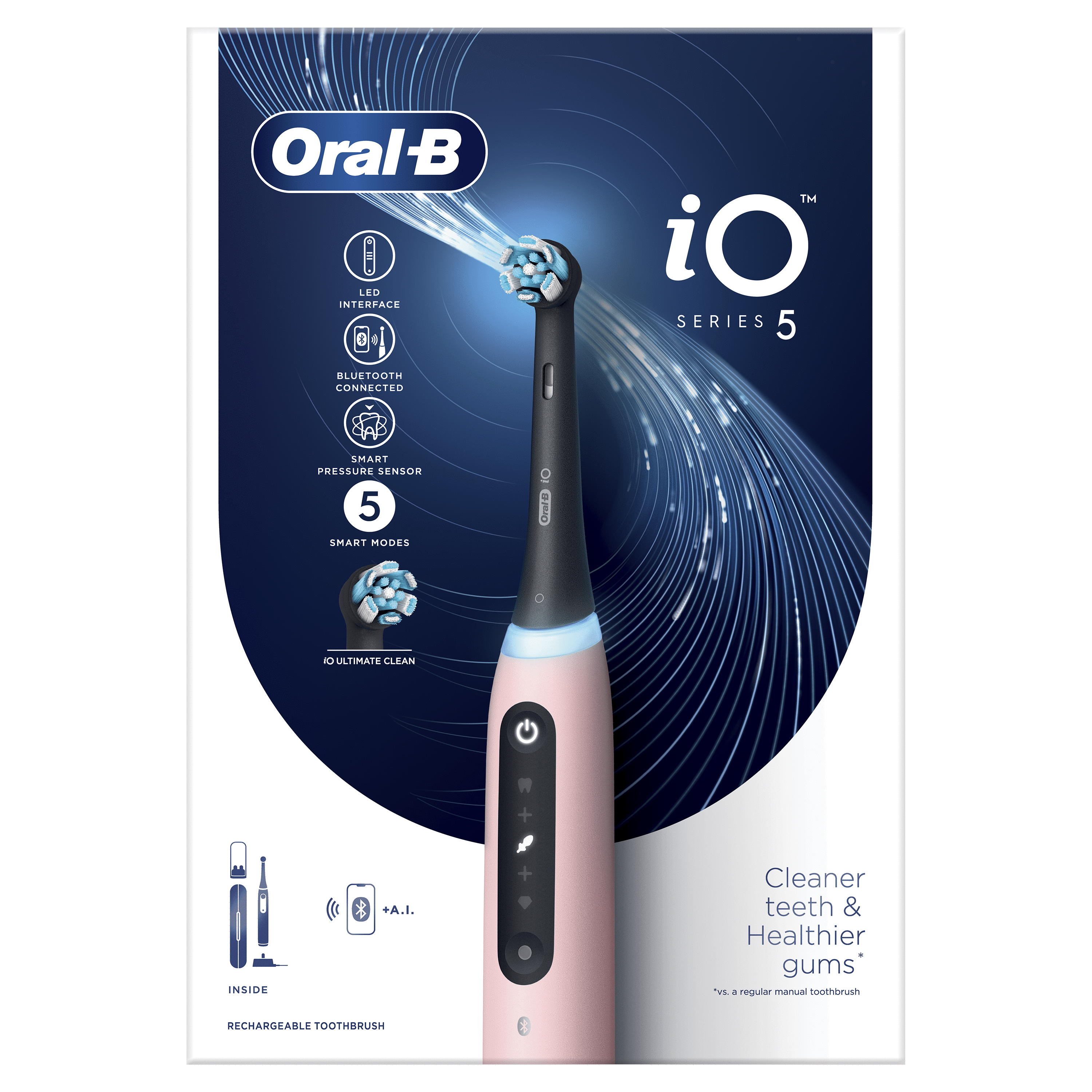 ORAL-B - iO5 Ηλεκτρική Οδοντόβουρτσα (Pink)